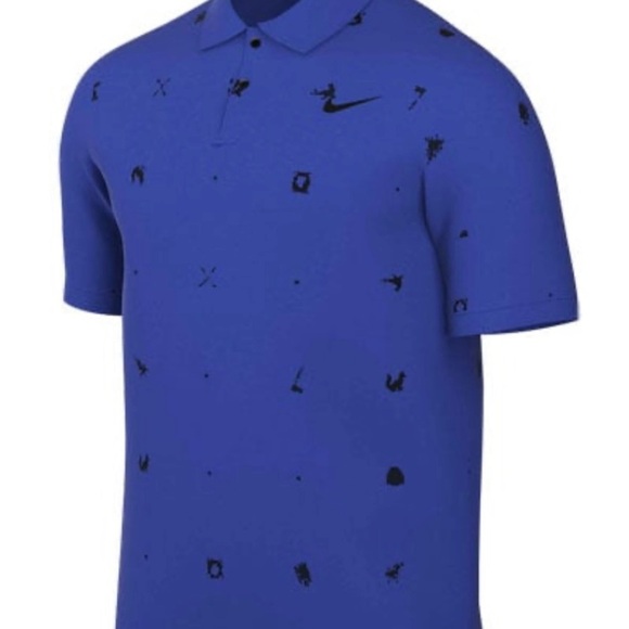 Men’s Nike Golf Tour Dri-Fit Icon Print Polo Shirt Small New With Tags MSRP $80 - Picture 4 of 6